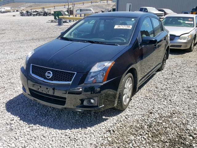 3N1AB6AP2CL738339 - 2012 NISSAN SENTRA 2.0 BLACK photo 2