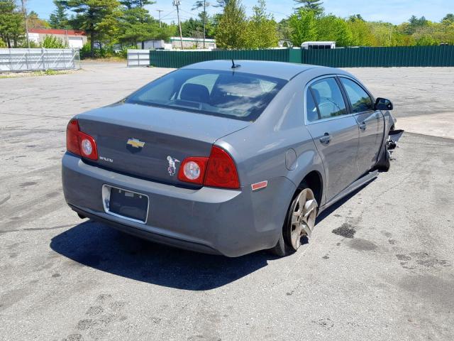 1G1ZH57B294212451 - 2009 CHEVROLET MALIBU 1LT GRAY photo 4