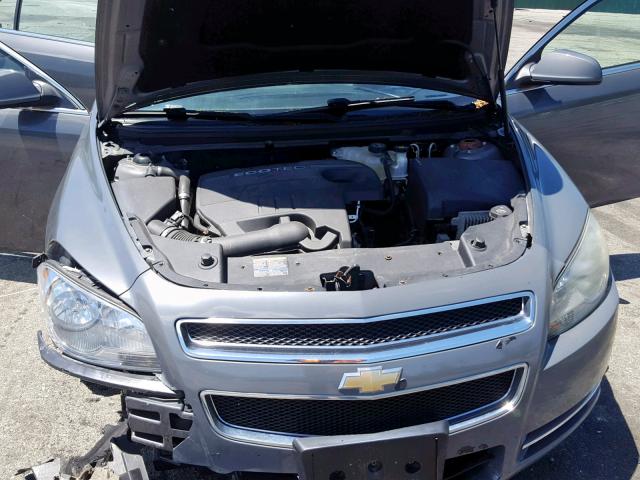 1G1ZH57B294212451 - 2009 CHEVROLET MALIBU 1LT GRAY photo 7