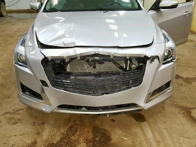 1G6AX5SX3E0196498 - 2014 CADILLAC CTS LUXURY SILVER photo 7