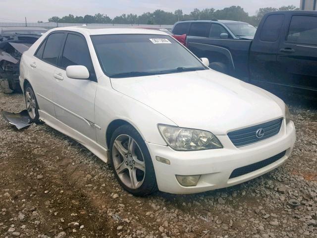 JTHBD182X10011824 - 2001 LEXUS IS 300 WHITE photo 1