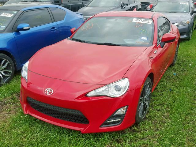 JF1ZNAA13G9704467 - 2016 TOYOTA SCION FR-S RED photo 2