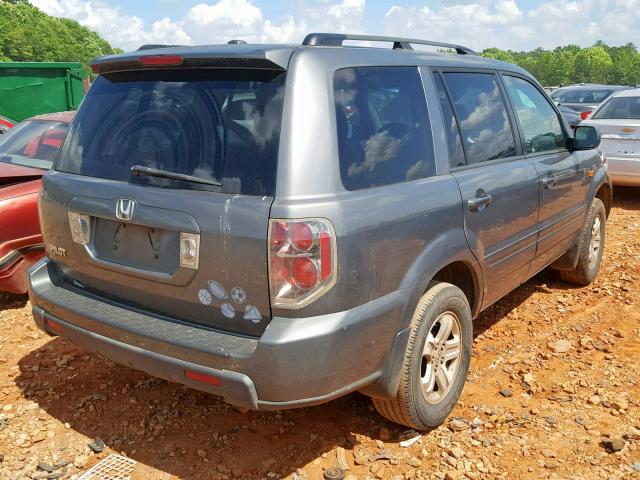 5FNYF28248B008439 - 2008 HONDA PILOT VP GRAY photo 4