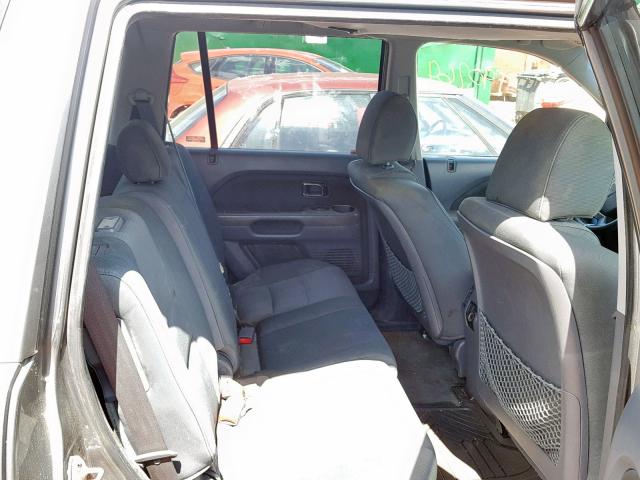 5FNYF28248B008439 - 2008 HONDA PILOT VP GRAY photo 6