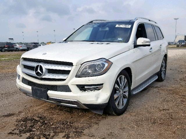 4JGDF7CE8DA218229 - 2013 MERCEDES-BENZ GL 450 4MA WHITE photo 2