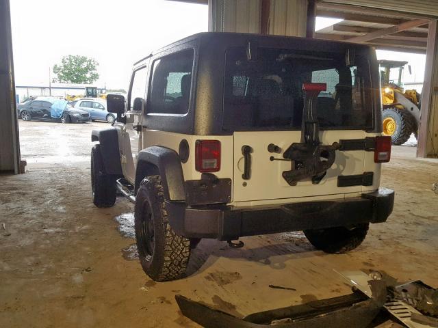 1C4AJWAG1DL666515 - 2013 JEEP WRANGLER S WHITE photo 3