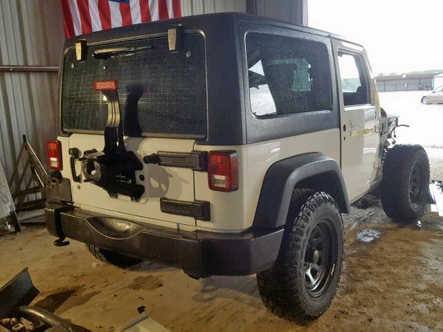 1C4AJWAG1DL666515 - 2013 JEEP WRANGLER S WHITE photo 4