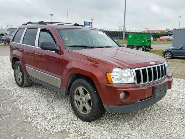 1J4HS58256C368790 - 2006 JEEP GRAND CHER RED photo 1