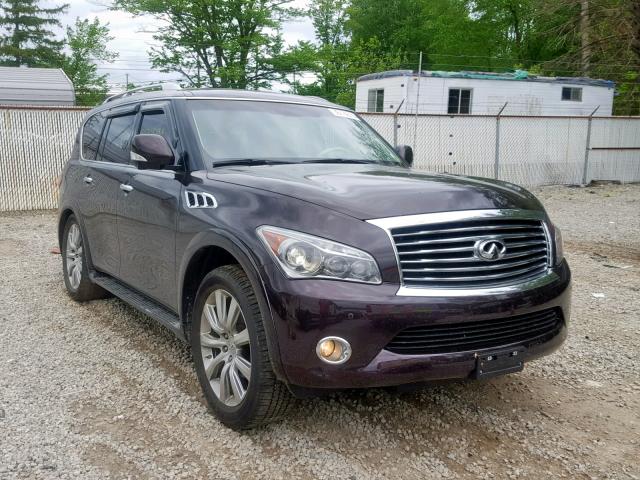 JN8AZ2NE6B9005460 - 2011 INFINITI QX56 BURGUNDY photo 1