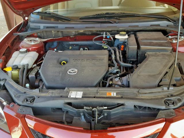 JM1BK32F781157276 - 2008 MAZDA 3 I RED photo 7