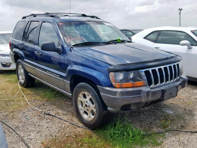 1J4GW48N41C505943 - 2001 JEEP GRAND CHER BLUE photo 1