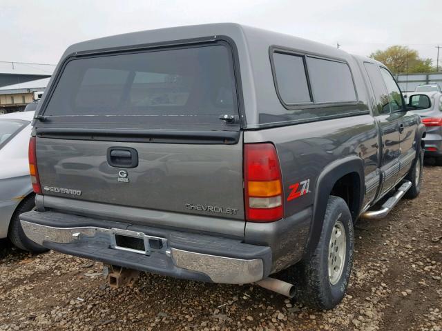 2GCEK19T2X1294857 - 1999 CHEVROLET SILVERADO GRAY photo 4