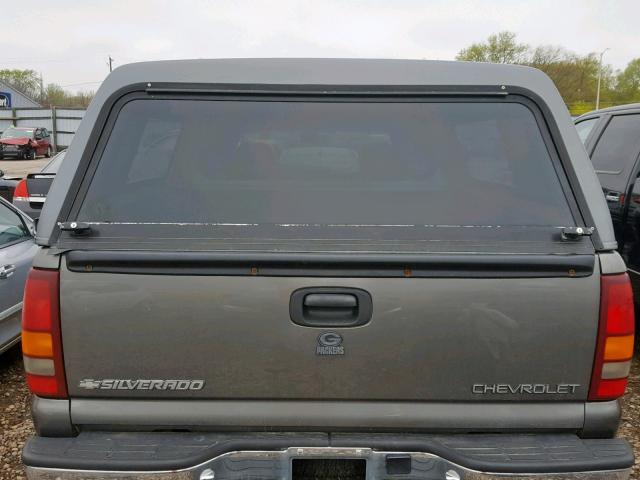 2GCEK19T2X1294857 - 1999 CHEVROLET SILVERADO GRAY photo 9