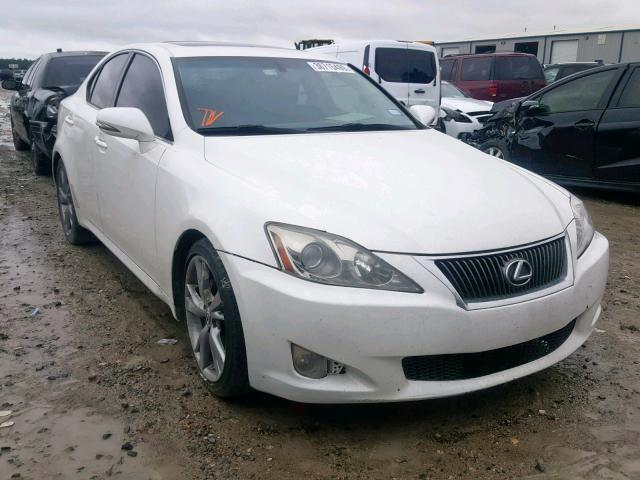 JTHBF5C21A2100100 - 2010 LEXUS IS 250 WHITE photo 1