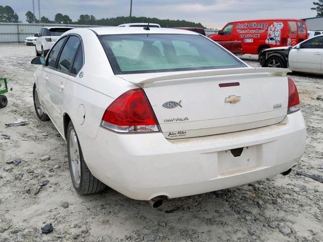 2G1WD58C989137197 - 2008 CHEVROLET IMPALA SUP თეთრი ფოტო 3
