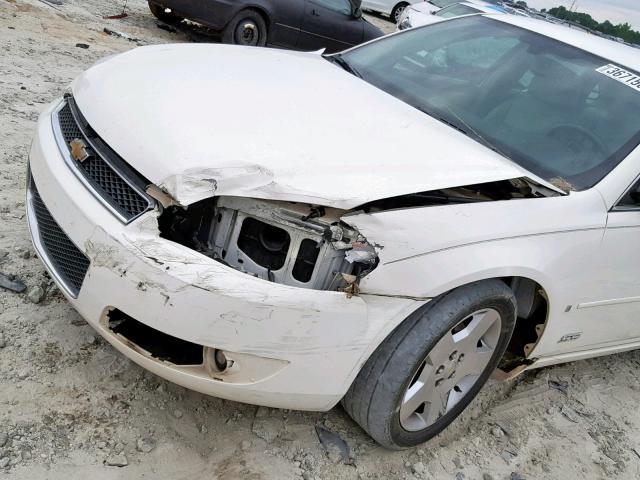 2G1WD58C989137197 - 2008 CHEVROLET IMPALA SUP თეთრი ფოტო 9