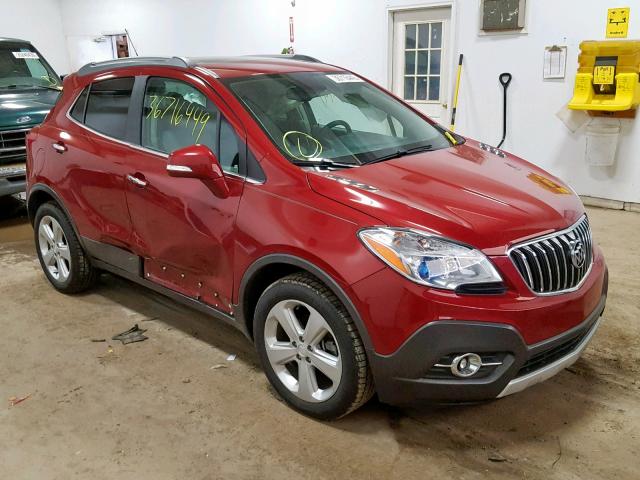 KL4CJCSB4FB169052 - 2015 BUICK ENCORE RED photo 1