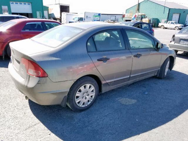 2HGFA153X7H034678 - 2007 HONDA CIVIC DX GRAY photo 4