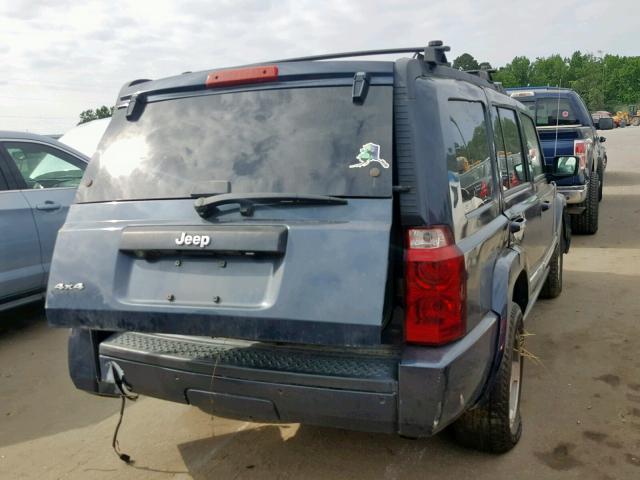 1J4RG4GK6AC128206 - 2010 JEEP COMMANDER BLUE photo 4