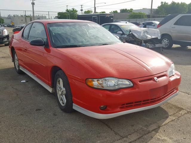 2G1WX15K719181815 - 2001 CHEVROLET MONTE CARL 红色 照片 1