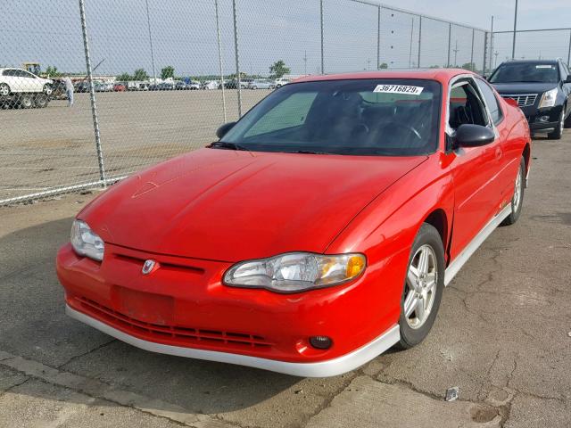 2G1WX15K719181815 - 2001 CHEVROLET MONTE CARL 红色 照片 2