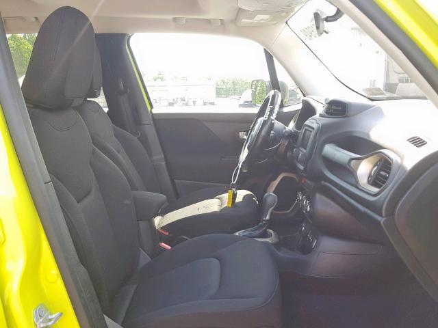 ZACCJBAB1HPF03466 - 2017 JEEP RENEGADE S GREEN photo 5