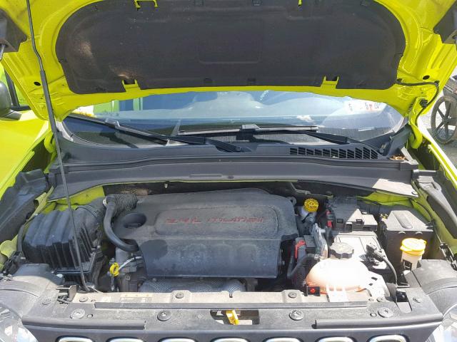 ZACCJBAB1HPF03466 - 2017 JEEP RENEGADE S GREEN photo 7
