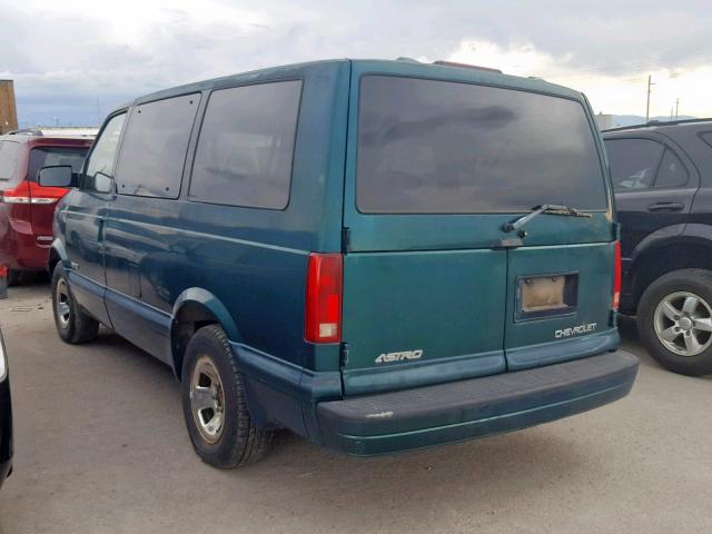 1GNDM19W6WB206625 - 1998 CHEVROLET ASTRO GREEN photo 3