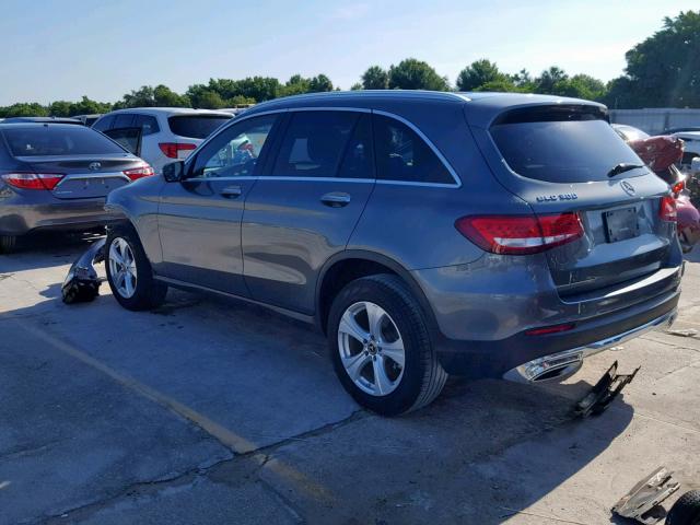 WDC0G4JB4JV050109 - 2018 MERCEDES-BENZ GLC 300 GRAY photo 3