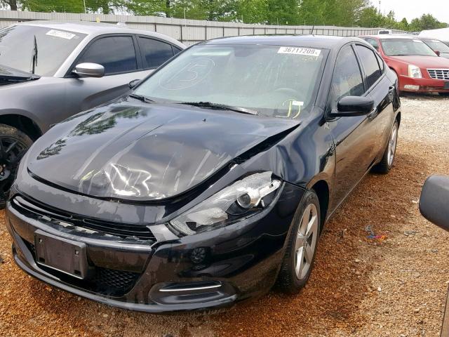 1C3CDFBB3FD406394 - 2015 DODGE DART SXT BLACK photo 2