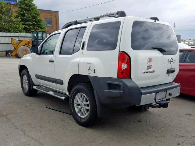 5N1AN0NW5FN657838 - 2015 NISSAN XTERRA X WHITE photo 3