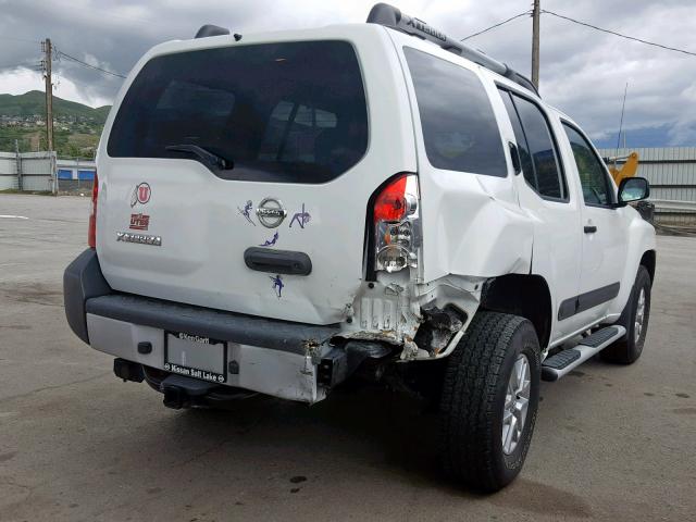 5N1AN0NW5FN657838 - 2015 NISSAN XTERRA X WHITE photo 4