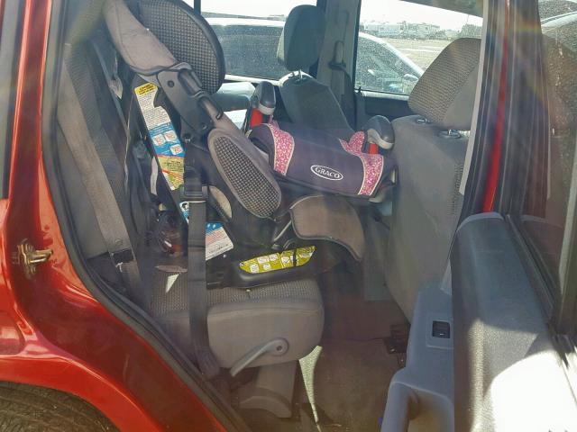 1J8HG48N36C247163 - 2006 JEEP COMMANDER RED photo 6