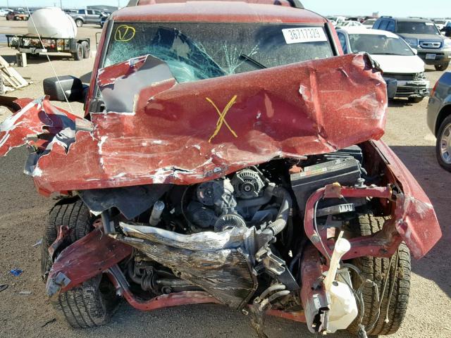 1J8HG48N36C247163 - 2006 JEEP COMMANDER RED photo 7