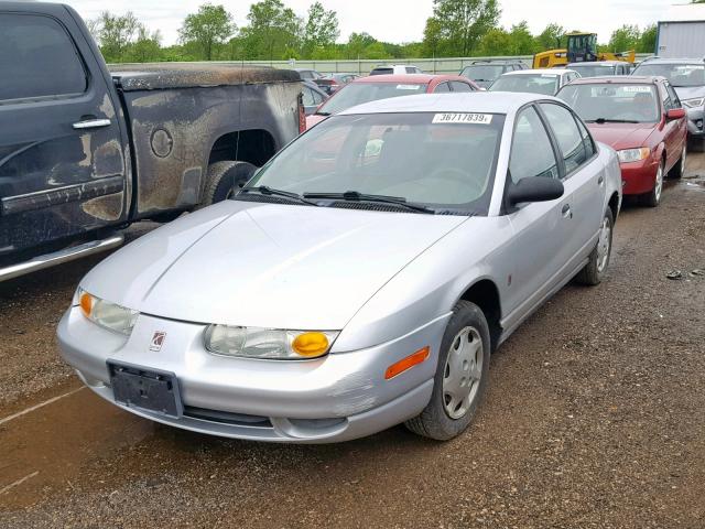 1G8ZH52862Z249556 - 2002 SATURN SL1 SILVER photo 2