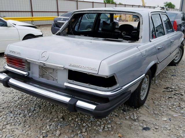 11612012023947 - 1980 MERCEDES-BENZ 300SD GRAY photo 4