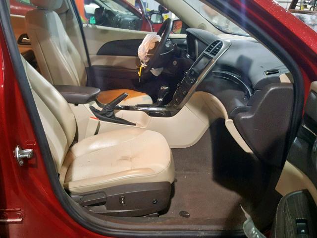1G11C5SL2EF194513 - 2014 CHEVROLET MALIBU 1LT 红色 照片 5