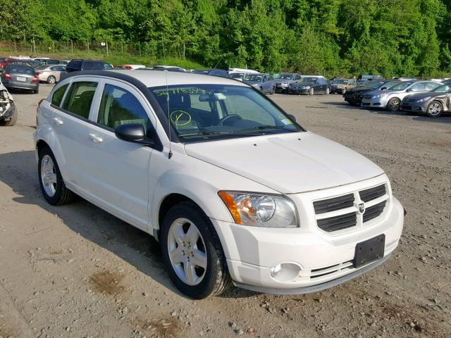 1B3HB48A69D108941 - 2009 DODGE CALIBER SX WHITE photo 1