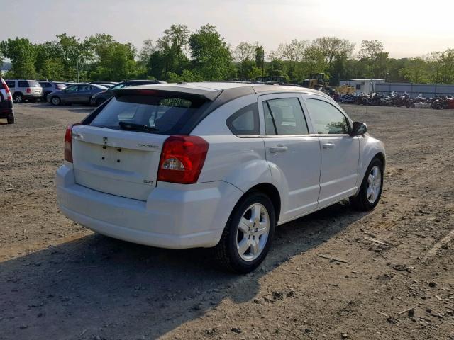 1B3HB48A69D108941 - 2009 DODGE CALIBER SX WHITE photo 4