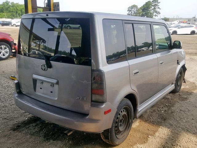 JTLKT334864037013 - 2006 TOYOTA SCION XB 银色 照片 4