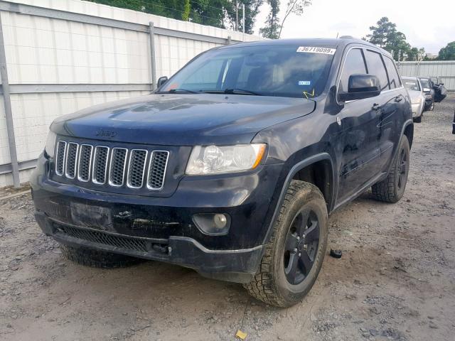 1J4RR4GT7BC610221 - 2011 JEEP GRAND CHER BLACK photo 2