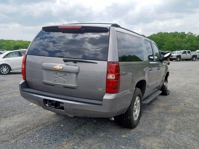 3GNFK16397G159558 - 2007 CHEVROLET SUBURBAN K GRAY photo 4