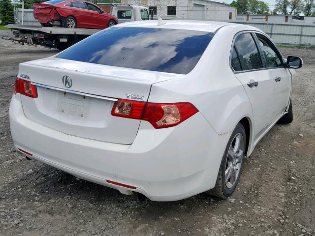 JH4CU2F63DC012543 - 2013 ACURA TSX TECH WHITE photo 4