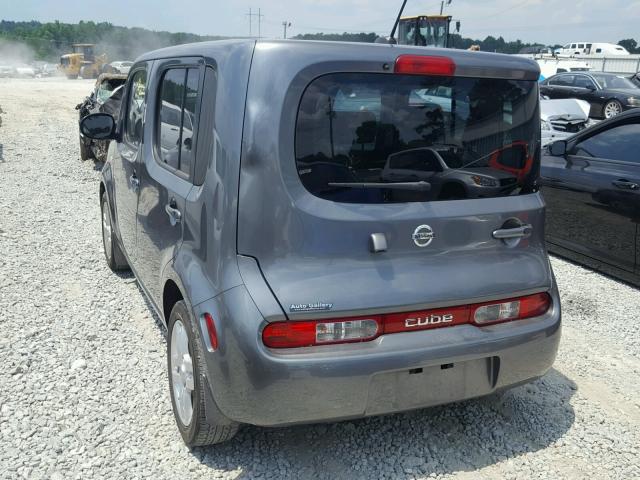 JN8AZ2KR3BT212480 - 2011 NISSAN CUBE BASE GRAY photo 3