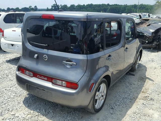 JN8AZ2KR3BT212480 - 2011 NISSAN CUBE BASE GRAY photo 4