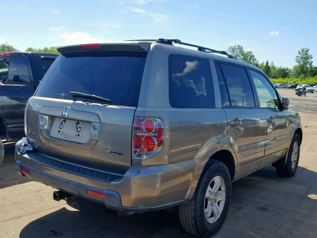 5FNYF18238B048442 - 2008 HONDA PILOT VP GRAY photo 4