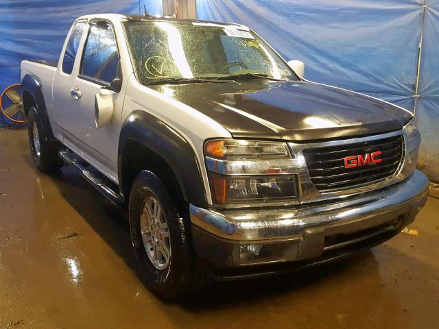 1GTJ6MFE3C8170548 - 2012 GMC CANYON SLE WHITE photo 1