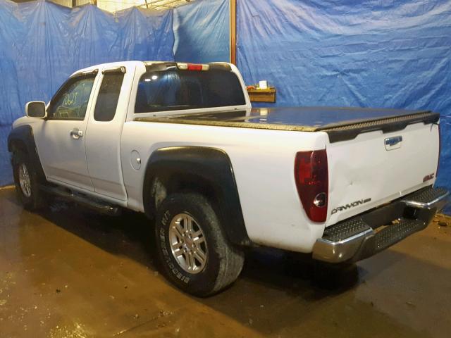 1GTJ6MFE3C8170548 - 2012 GMC CANYON SLE WHITE photo 3