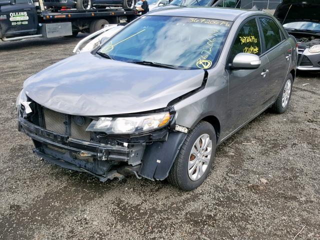 KNAFU4A2XA5110951 - 2010 KIA FORTE EX GRAY photo 2