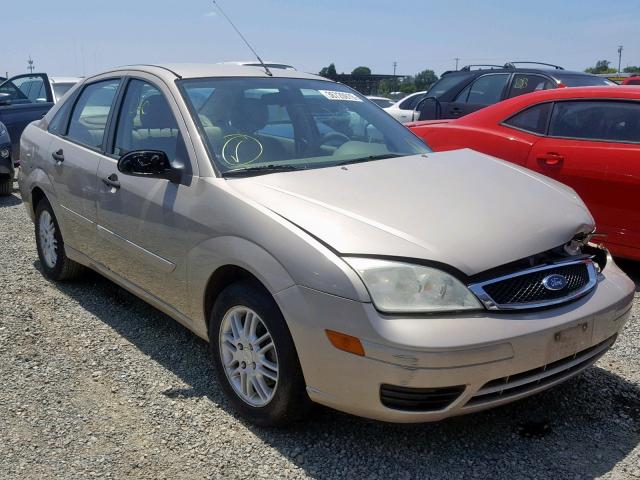 1FAFP34N57W267418 - 2007 FORD FOCUS ZX4 GOLD photo 1